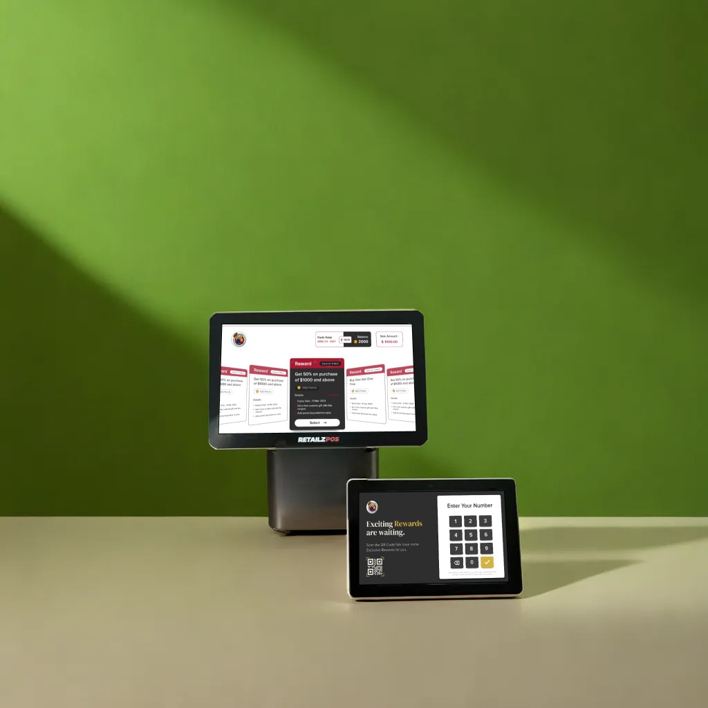 RetailzPOS Customer loyalty hardware