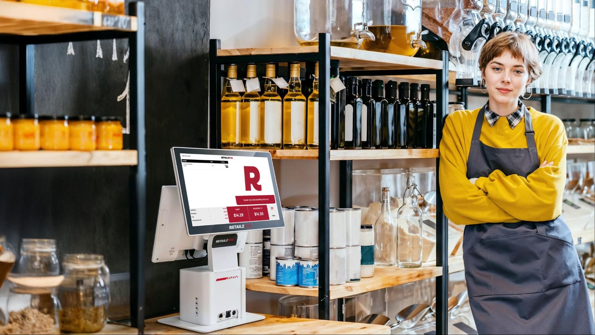 Liquor store POS systems dashboard with inventory management and sales tracking