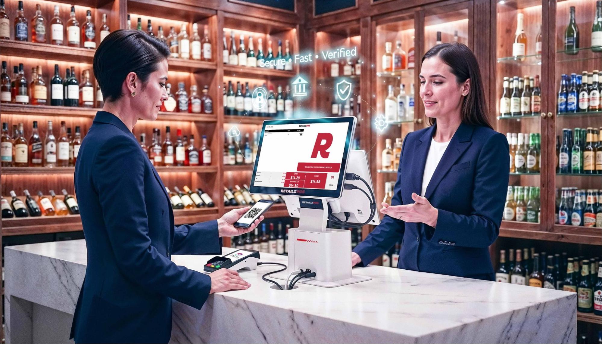 Retail payment processing system integrated with POS for retail stores